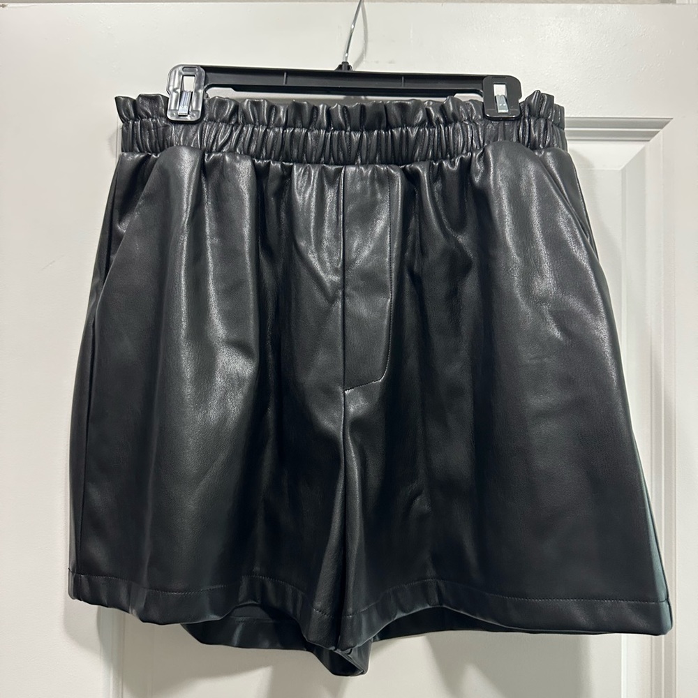 BB Dakota Faux Leather Shorts